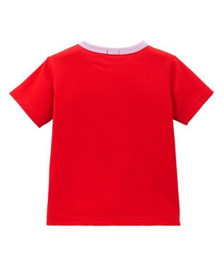 MIKI HOUSE HOT BISCUITS 【80-120cm】 フルーツモチーフ 半袖Tシャツ 赤