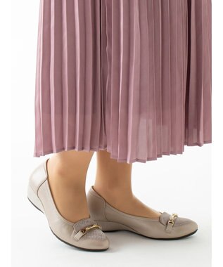 ASICS WALKING ペダラ レディース 3E 3.5cmヒール グレー系