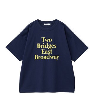 AMERICAN HOLIC カラーロゴTシャツ Navy