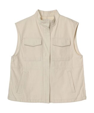 AMERICAN HOLIC ミリタリーアウトポケットベスト Ivory