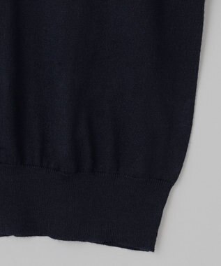 GOTAIRIKU 【ベーシックニット】ハイゲージＶネック ニット ネイビー系