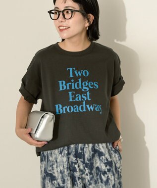 AMERICAN HOLIC カラーロゴTシャツ Charcoal Gray