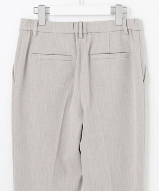 自由区 L 【WEB限定カラーあり/洗える/撥水加工】TRギャバ テーパード パンツ ベージュ系