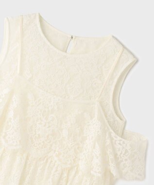 GRACE CONTINENTAL レイヤードレーストップ キナリ
