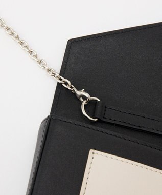 バイカラーレザーウォレットショルダー(SO-438) / russet