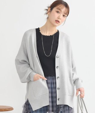 earth music&ecology やわらかタッチカーディガン