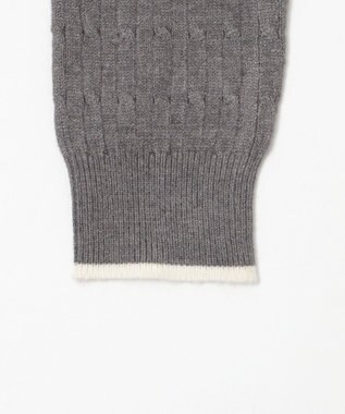 WEGO 【WEB限定/25年秋冬新作】別注USPOLOヘンリーネックニットPO グレー