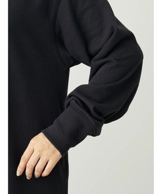 Green Parks ミニ裏毛ワンピース Black