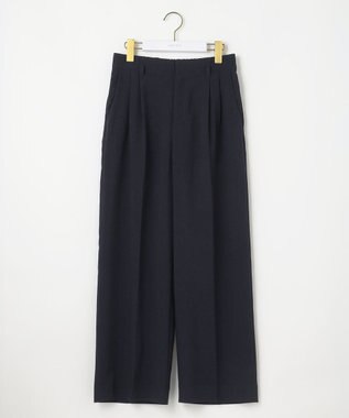 ANY SIS 【洗える】ドライオックスタック ワイドパンツ ネイビー