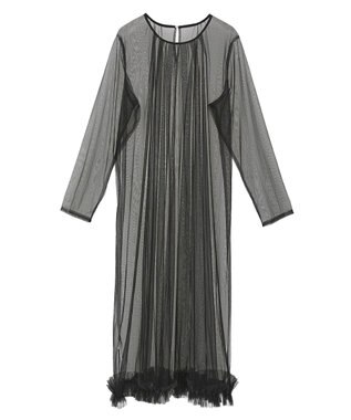 Green Parks ・ＥＬＥＮＣＡＲＥ　ＤＵＥ　チュールワンピース Black