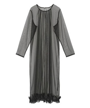 Green Parks ・ＥＬＥＮＣＡＲＥ　ＤＵＥ　チュールワンピース Black