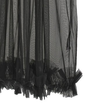 Green Parks ・ＥＬＥＮＣＡＲＥ　ＤＵＥ　チュールワンピース Black