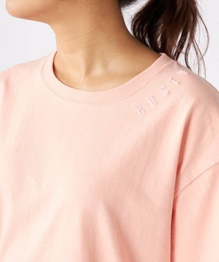 OP／FILA 【RUSTY】ニコちゃん×刺しゅう半袖Tシャツ ピンク