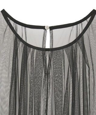 Green Parks ・ＥＬＥＮＣＡＲＥ　ＤＵＥ　チュールワンピース Black