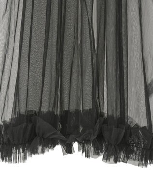 Green Parks ・ＥＬＥＮＣＡＲＥ　ＤＵＥ　チュールワンピース Black