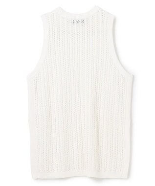 uncrave シースルーケーブルニット ノースリーブトップス オフ