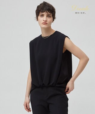 BEIGE， 【洗える】CINDY / ノースリーブブラウス