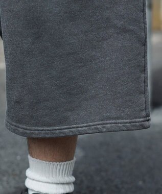 WEGO 【ユニセックス着用ITEM】ピグメントグラフィックショーツ ブラックその他