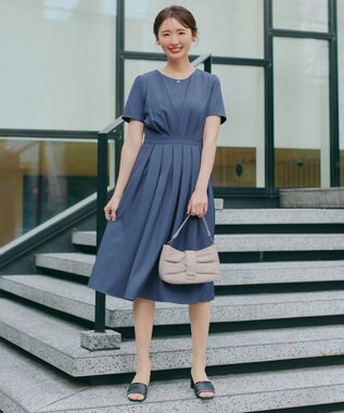 Tiaclasse 【おのののかさん・安田美沙子さん着用】2wayリボンギャザーミニバッグ グレージュ