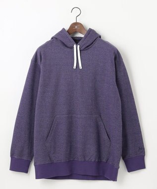 JOSEPH ABBOUD MOUNTAIN 【SPACE／UNISEX】オーガニックコットン使用 ヴィンテージインレー パーカー パープル系