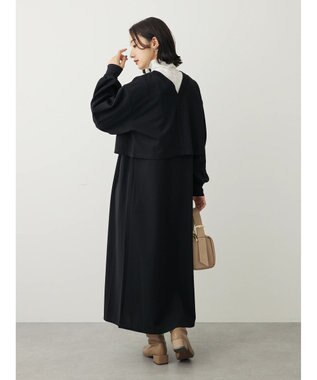 Green Parks ＳＥＴ２点　カーディガン＋ワンピース Black