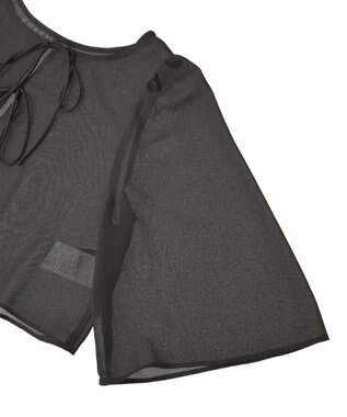 YECCA VECCA 【2点SET】フラワー柄スパンコール刺繍ドレス Charcoal Gray