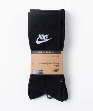 WEGO NIKE　NSW　エブリデイエッセンシャルクルーソックス ブラック