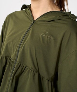 OP／FILA 【Kappa】フェイスガード付ラッシュガード カーキ