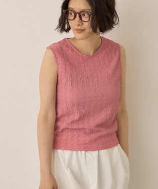 AMERICAN HOLIC フクレジャガードノースリーブトップス