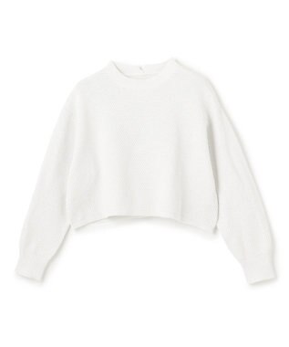 UNFILO 【WEB限定】ラメリンクス クロップドニット オフ