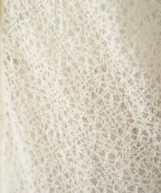 earth music&ecology ストレッチレース襟付シャツ Off White