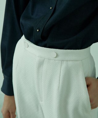 BEIGE， FIG / テーパードパンツ Ecru