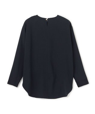 UNFILO ジョーゼット ラウンドテール プルオーバー ネイビー