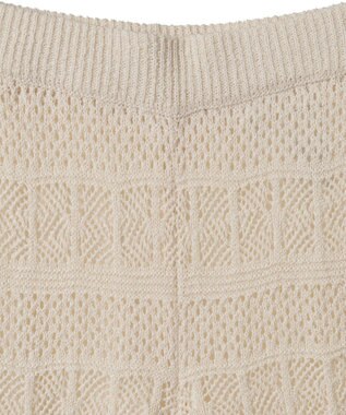 AMERICAN HOLIC レース編みニットパンツ Ivory