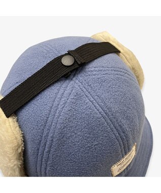 林八百吉商店 Coleman　キッズ　２way耳付きフリースメトロハット ブルー
