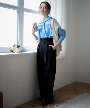 WEGO 【25年秋新色登場★】U.S. POLO ASSN.別注ロングスリーブシャツ ブルー