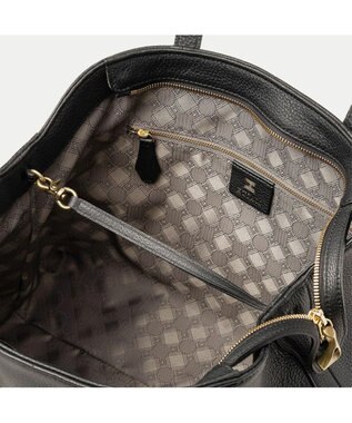 GOTAIRIKU 【ETIAM】シュリンク ファスナートートバッグ（S）《Flexi》 ブラック系