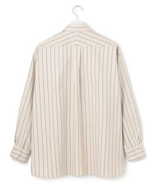 J.PRESS YORK STREET 【UNISEX】フロントジップ シャツ ホワイト系1