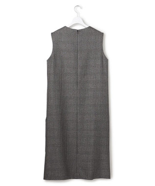 ICB L ウォッシャブルライトウール ワンピース ラメチェック