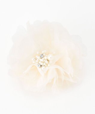 ANY SIS シャインフルール コサージュ ライトベージュ