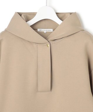 23区 S 【洗える】コットンエアーダンボール ドロスト フーディー ベージュ系