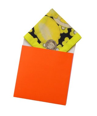 MOONBAT 【日本製】SWASH LONDON Citrus コットン スカーフハンカチ レモンイエロー