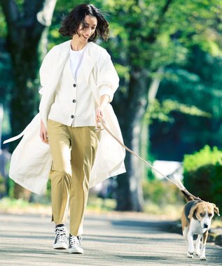 UNFILO 【洗える/シワになりにくい】撥水ナイロンタフタワッシャー オフ