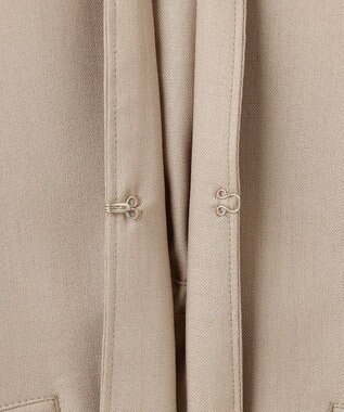 J.PRESS LADIES S 【セットアップ対応・洗える・UVケア・速乾】 OXIJEWELストレッチ ノーカラー ジャケット ベージュ系