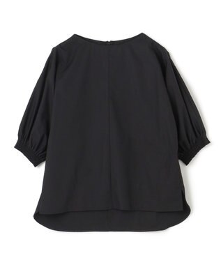 UNFILO イージーケア ドルマンブラウス ブラック