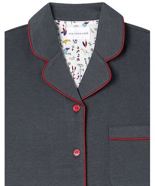 une nana cool 【綿混】アルティメットエアー天竺半袖パジャマ MADE WITH LIBERTY FABRIC LG