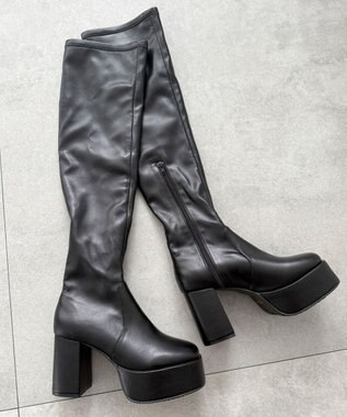 WEGO ニーハイブーツ ブラック