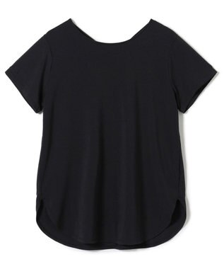 Chacott Chacott BALANCE バッククロスアクセントTシャツ ブラック