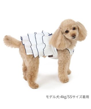 PET PARADISE ペットパラダイス エコメイド 天竺 刺繍キャミソール 小型犬 ホワイト