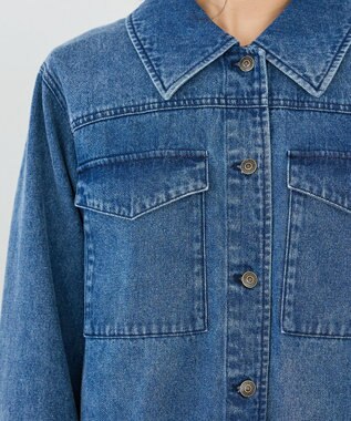 CRAFT STANDARD BOUTIQUE ワークシャツブルゾン Indigo